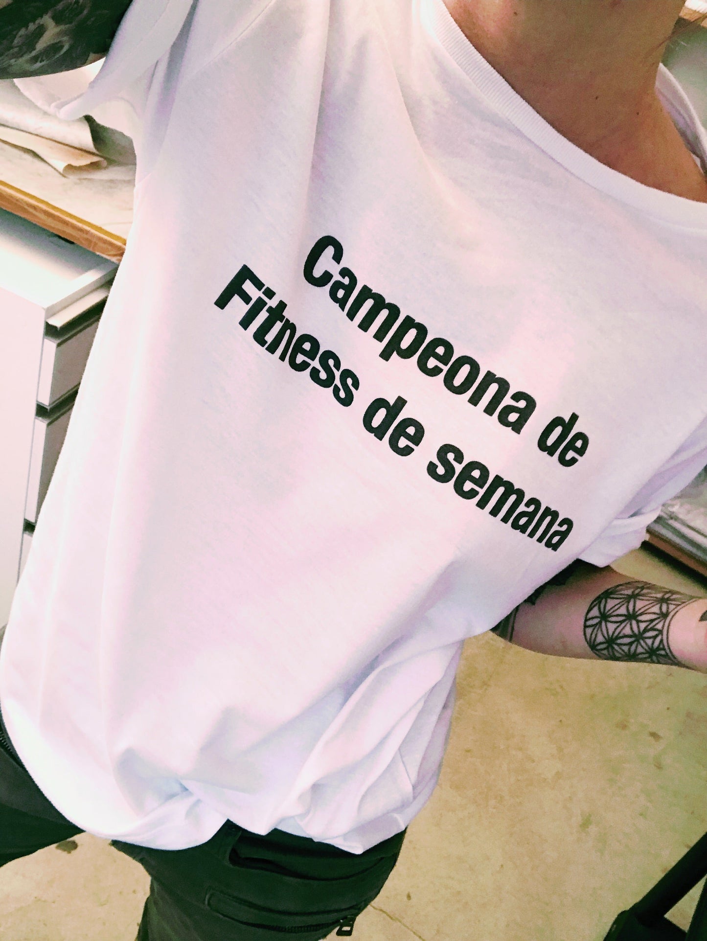 Campeona de fitness semana