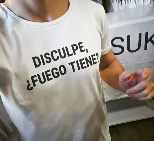 Disculpe, ¿fuego tiene?