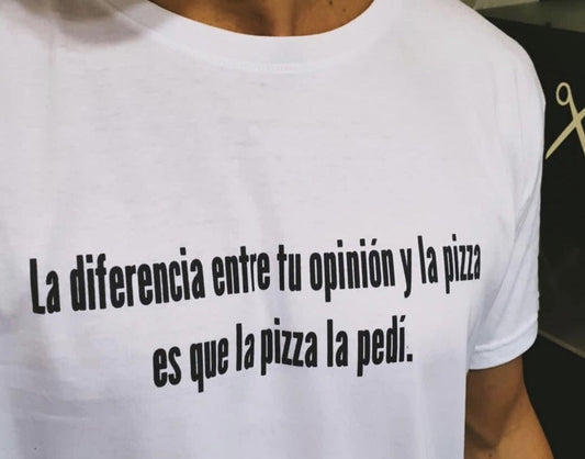 La diferencia entre tu opinión