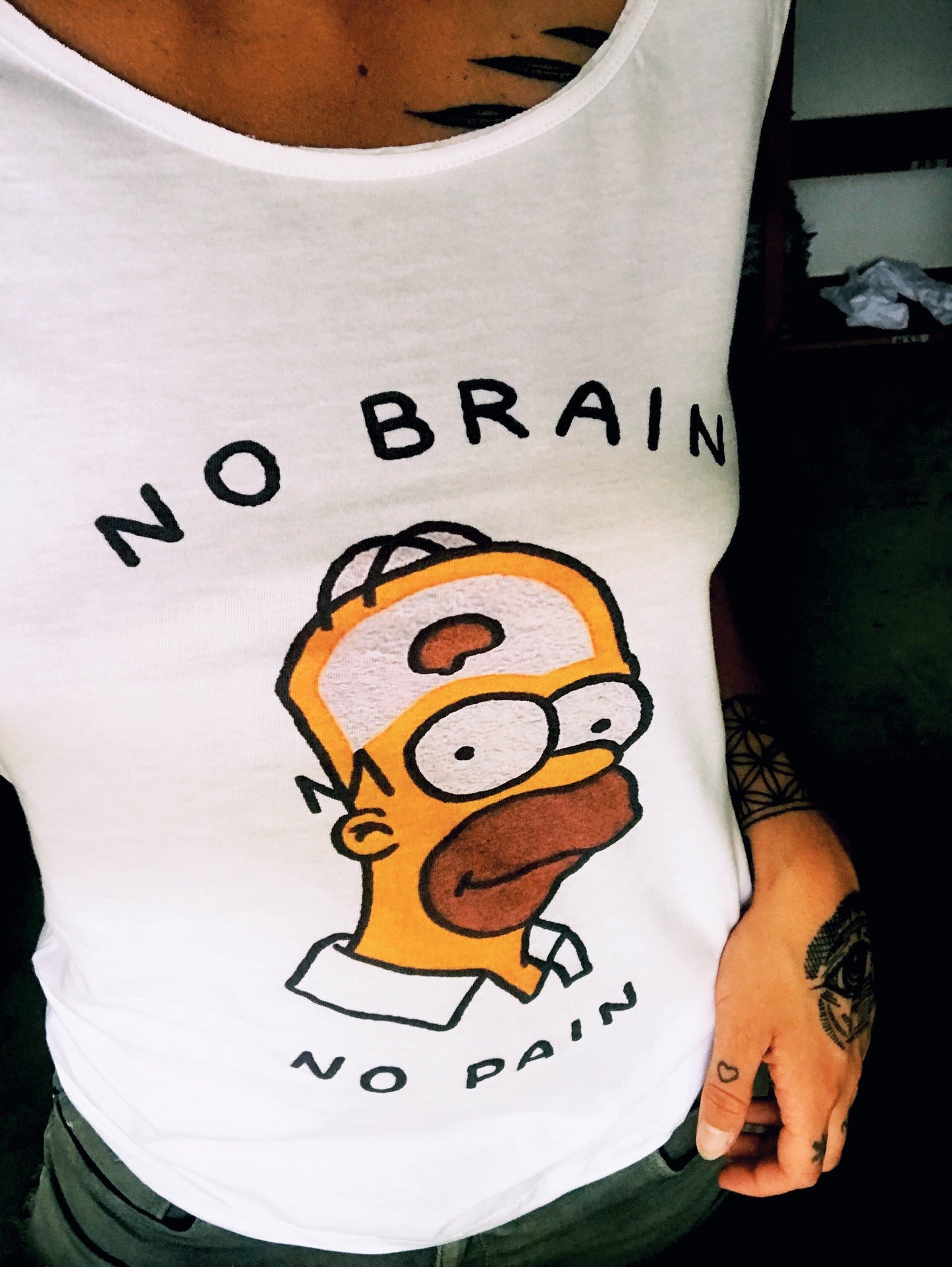 No brain no pain