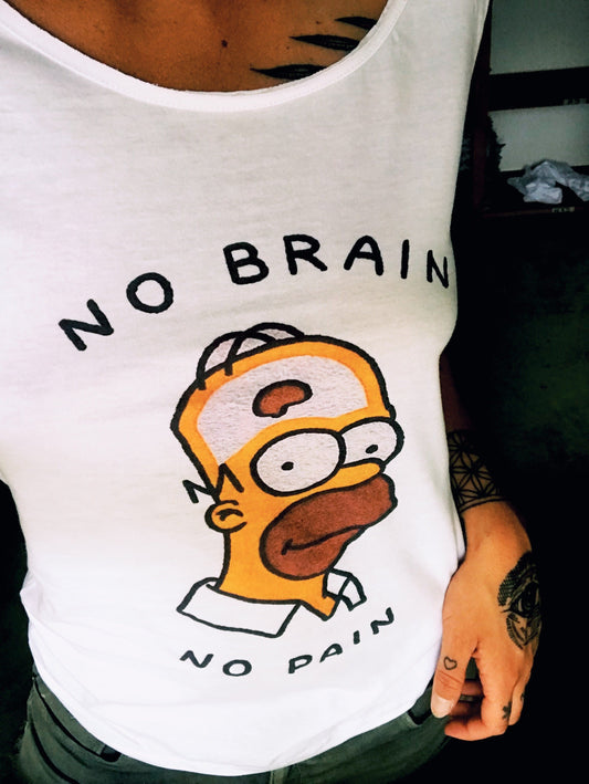 No brain no pain