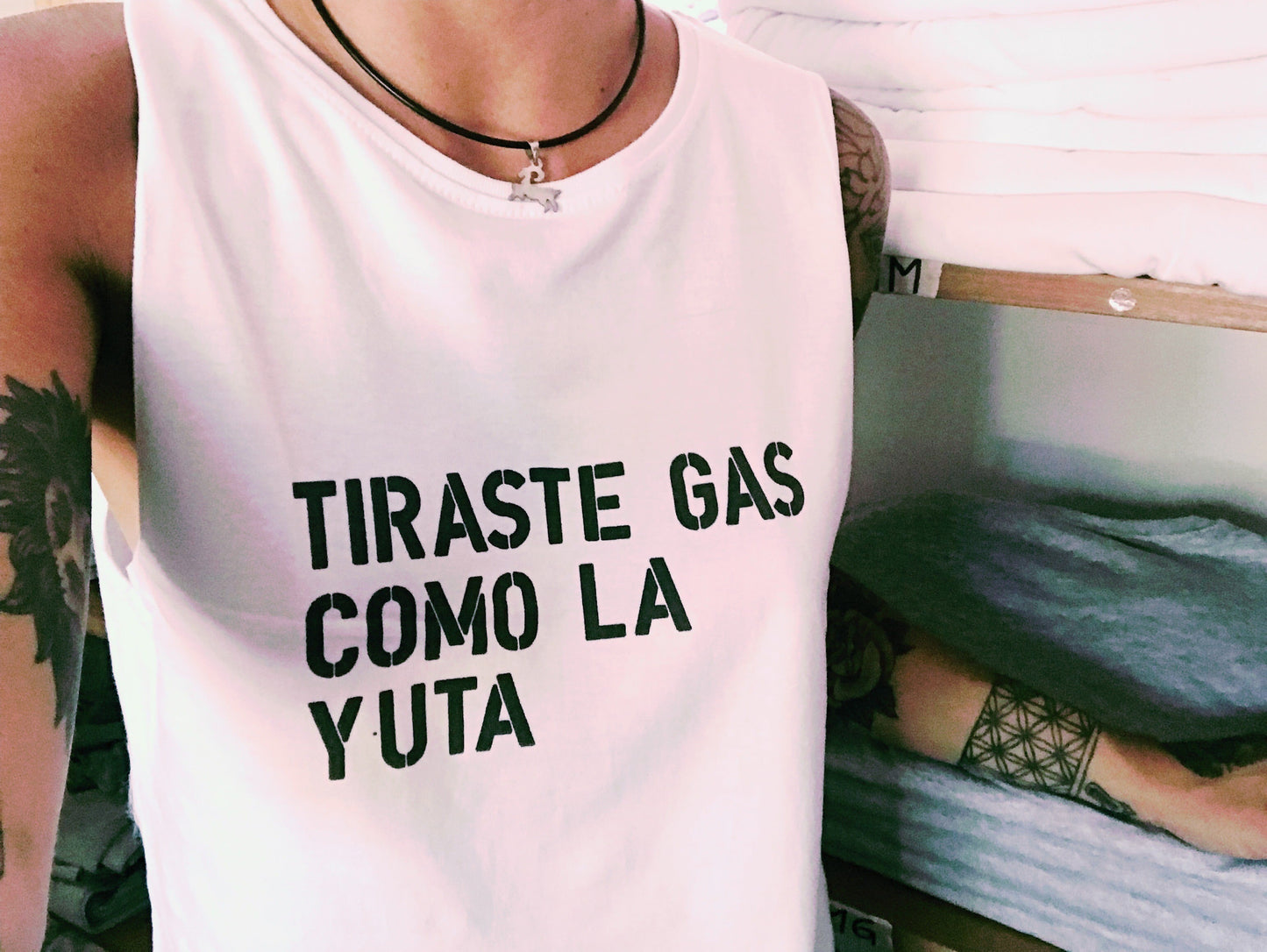 Tiraste gas como la yuta