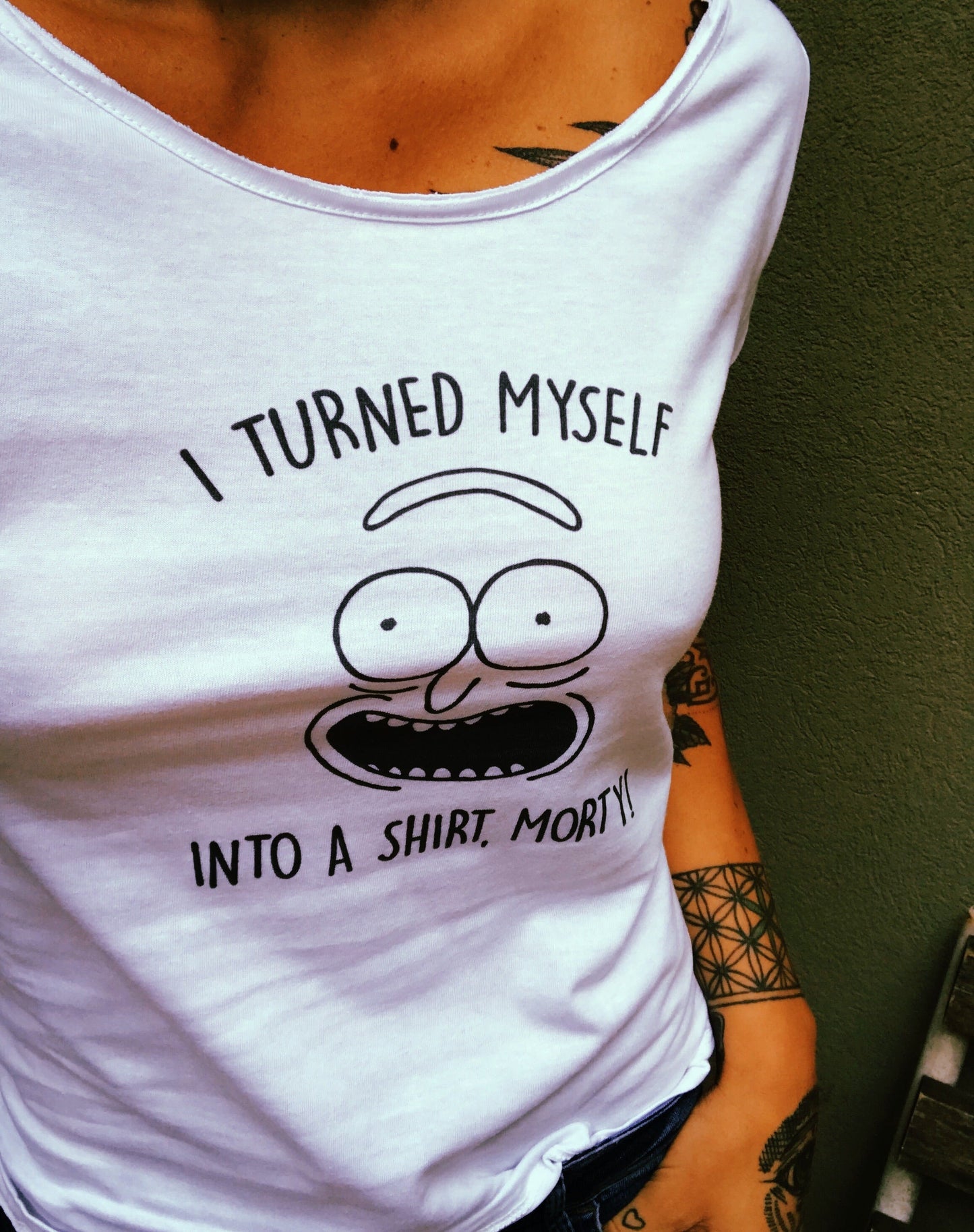 I turned myself into a shirt, morty