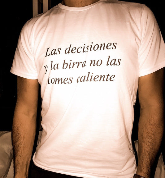 Las decisiones y la birra