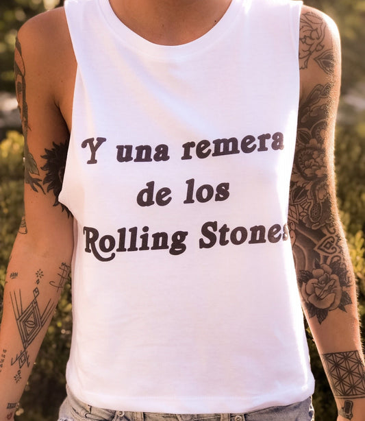 Y una remera de los Stones