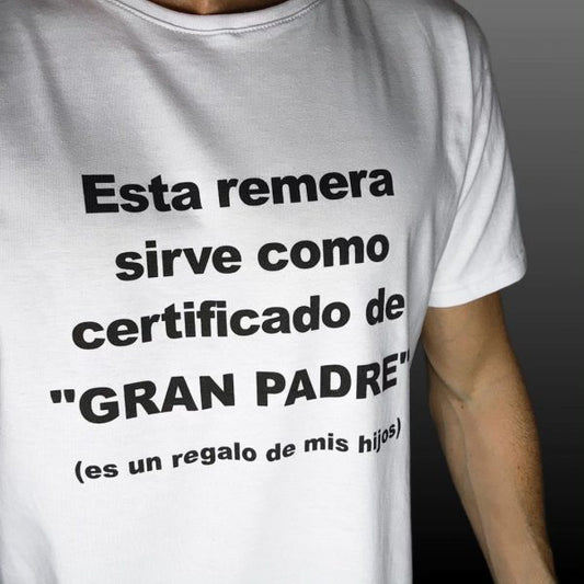 Certificado de gran padre